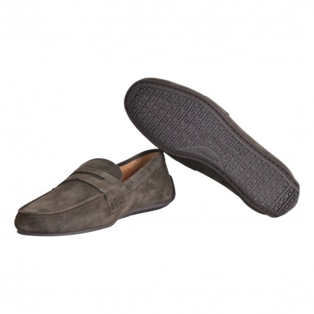 MOCASSINO IN CAMOSCIO CHEANEY HUNT DKBROWN