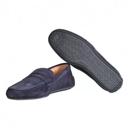 MOCASSINO IN CAMOSCIO CHEANEY HUNT NAVY