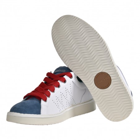 SNEAKERS LACE-UP LEATHER M PANCHIC P01M013-0087 3036