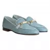 MOCASSINO RAFFIA CON MORSETTO POESIE VENEZIANE JJA8 CIELO