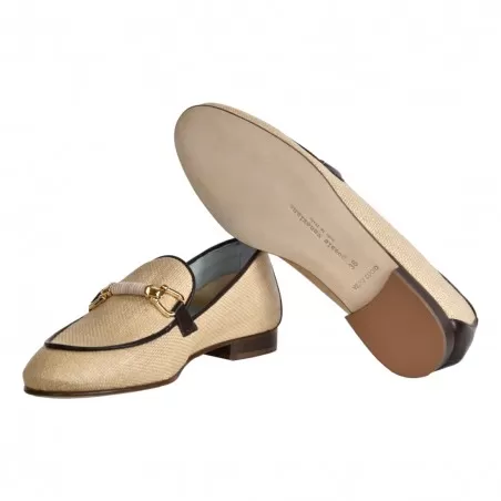 MOCASSINO RAFFIA CON MORSETTO POESIE VENEZIANE JJA8 TDM