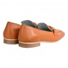 MOCASSINO CON MORSETTO POESIE VENEZIANE PRKG1 CUOIO