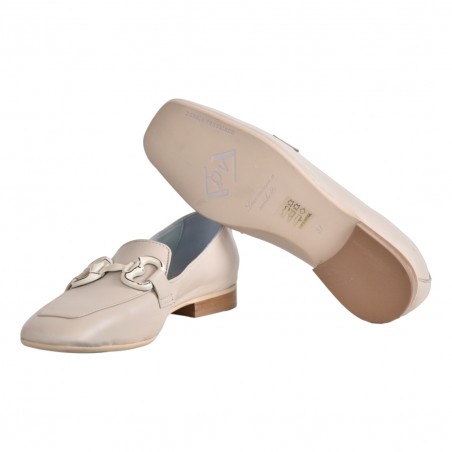 MOCASSINO CON MORSETTO POESIE VENEZIANE PRKG1 SABBIA