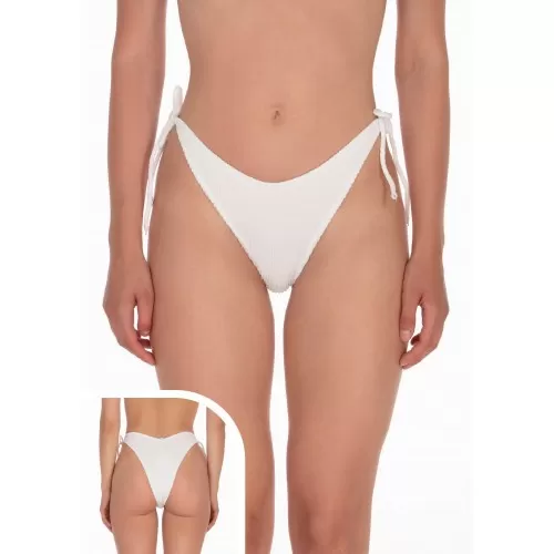 SLIP AMERICANO REGOLABILE F**K 0920WH BIANCO