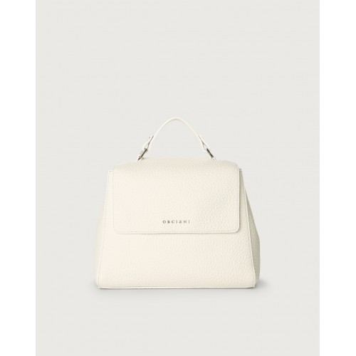 BORSA SVEVA PICCOLA A MANO ORCIANI BO1999-SOF BIANCO