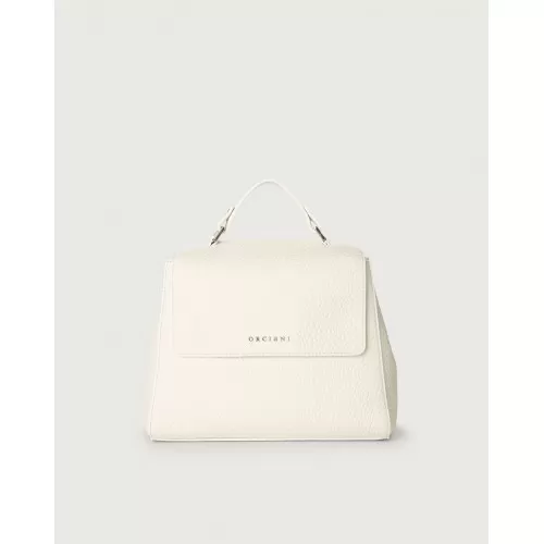 BORSA SVEVA PICCOLA A MANO ORCIANI BO1999-SOF BIANCO