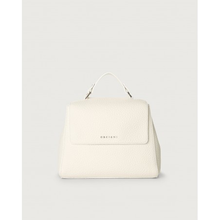 BORSA SVEVA PICCOLA A MANO ORCIANI BO1999-SOF BIANCO