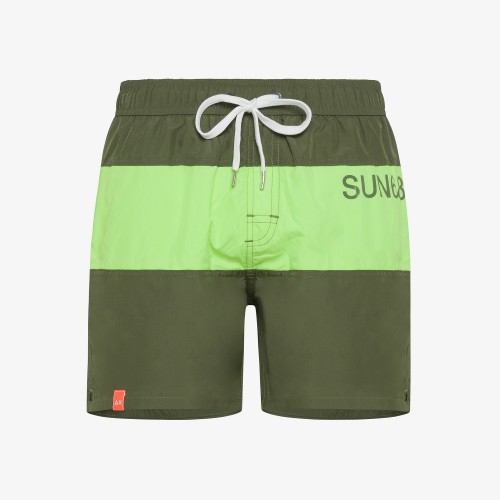 SWIM PANT STRIPE ON MIDDLE SUN68 H34116 19