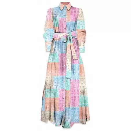 DRESS JENSEN BANDANNA ROUND MULTI MC2 SAINT BARTH JNS0001 05012F