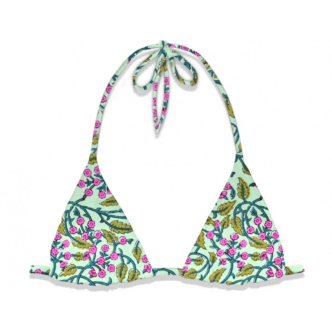 TRIANGLE TOP DELHI FLOWERS 55 MC2 SAINT BARTH LEH0001 01725F
