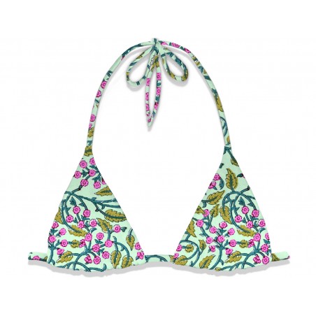 TRIANGLE TOP DELHI FLOWERS 55 MC2 SAINT BARTH LEH0001 01725F