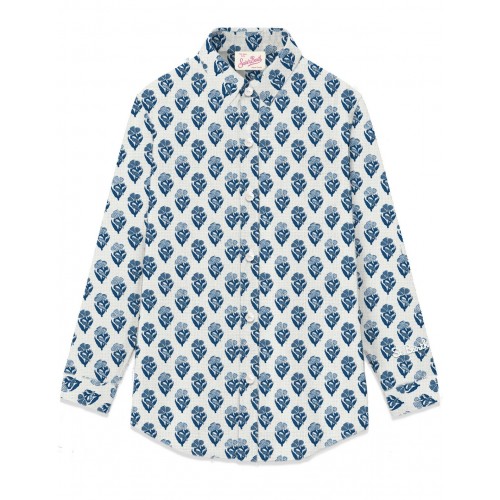 SHIRT MEREDITH JAIPUR FLOWER 10 MC2 SAINT BARTH MDH001 00815F