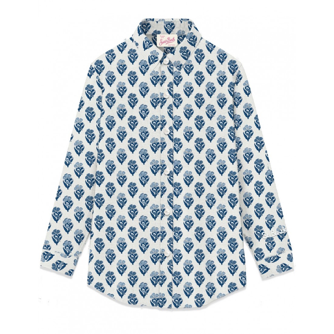 SHIRT MEREDITH JAIPUR FLOWER 10 MC2 SAINT BARTH MDH001 00815F