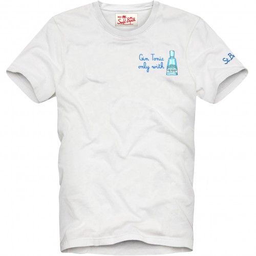 T-SHIRT GIN TONIC 01N EMB MC2 SAINT BARTH TSHM001 03825F