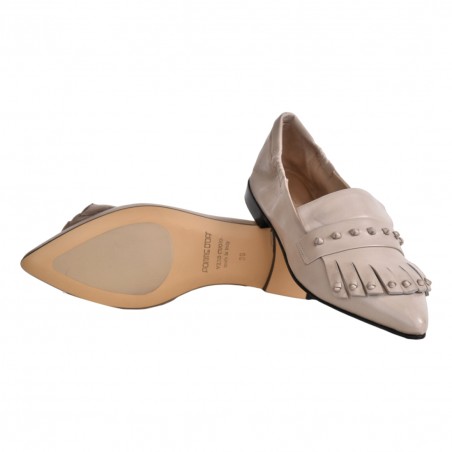 MOCASSINO CON FRANGIA POMME D'OR 0816 SAND