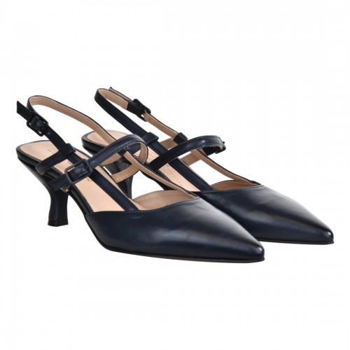 CHANEL CON FIBBIA POMME D'OR 6168 NAVY