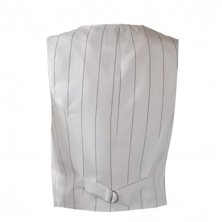 GILET CORTO BOY GESSATO SO ALLURE D3024 MILK