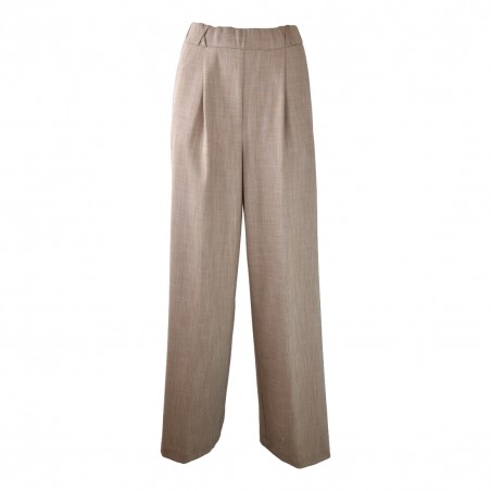 PANTALONE PALAZZO BOY SO ALLURE D6020 CAPPUCCINO
