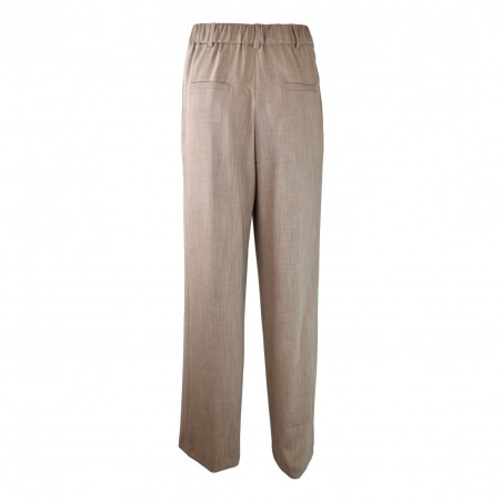 PANTALONE PALAZZO BOY SO ALLURE D6020 CAPPUCCINO