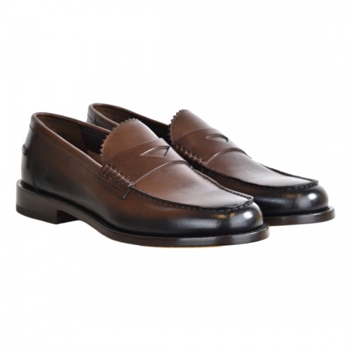 MOCASSINO PENNY LOAFER DOUCAL'S DU3241GRANUY196 TM06
