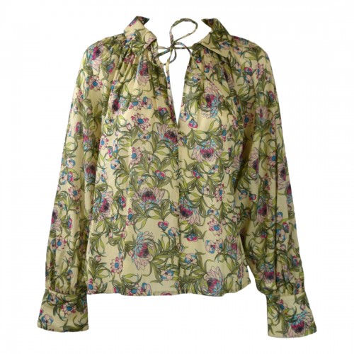 BALLOON BLOUSE ATTIC AND BARN ATBL005 1028