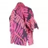 CAMICIA MAROCCO MONSTERA LUCE MAROCCO BLU