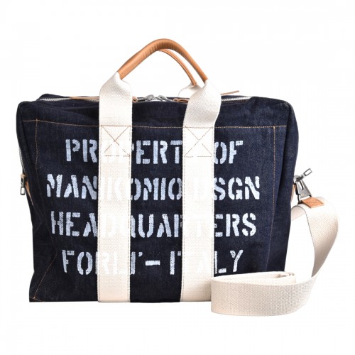 BORSA DUE MANICI GRANDE MANIKOMIO ICON BLUE