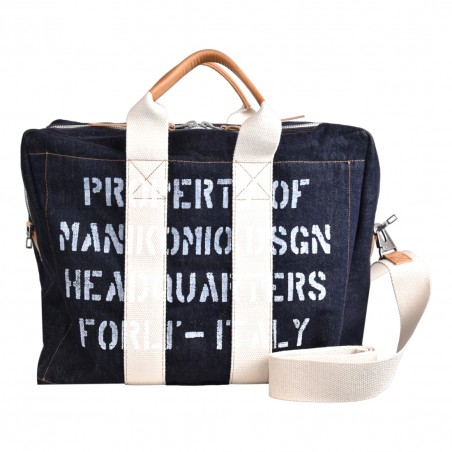 BORSA DUE MANICI GRANDE MANIKOMIO ICON BLUE