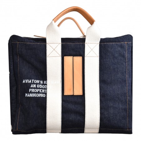 BORSA DUE MANICI GRANDE MANIKOMIO ICON BLUE