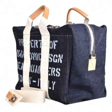 BORSA DUE MANICI GRANDE MANIKOMIO ICON BLUE