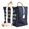 BORSA DUE MANICI GRANDE MANIKOMIO ICON BLUE