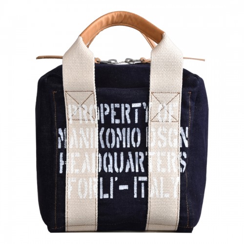 BORSA DUE MANICI MEDIA MANIKOMIO LADY24 BLUE