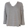 T-SHIRT COLLO V MANICA 3/4 NOUMENO CONCEPT N-T66-12000 02-01