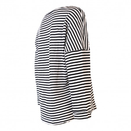 T-SHIRT COLLO V MANICA 3/4 NOUMENO CONCEPT N-T66-12000 02-01