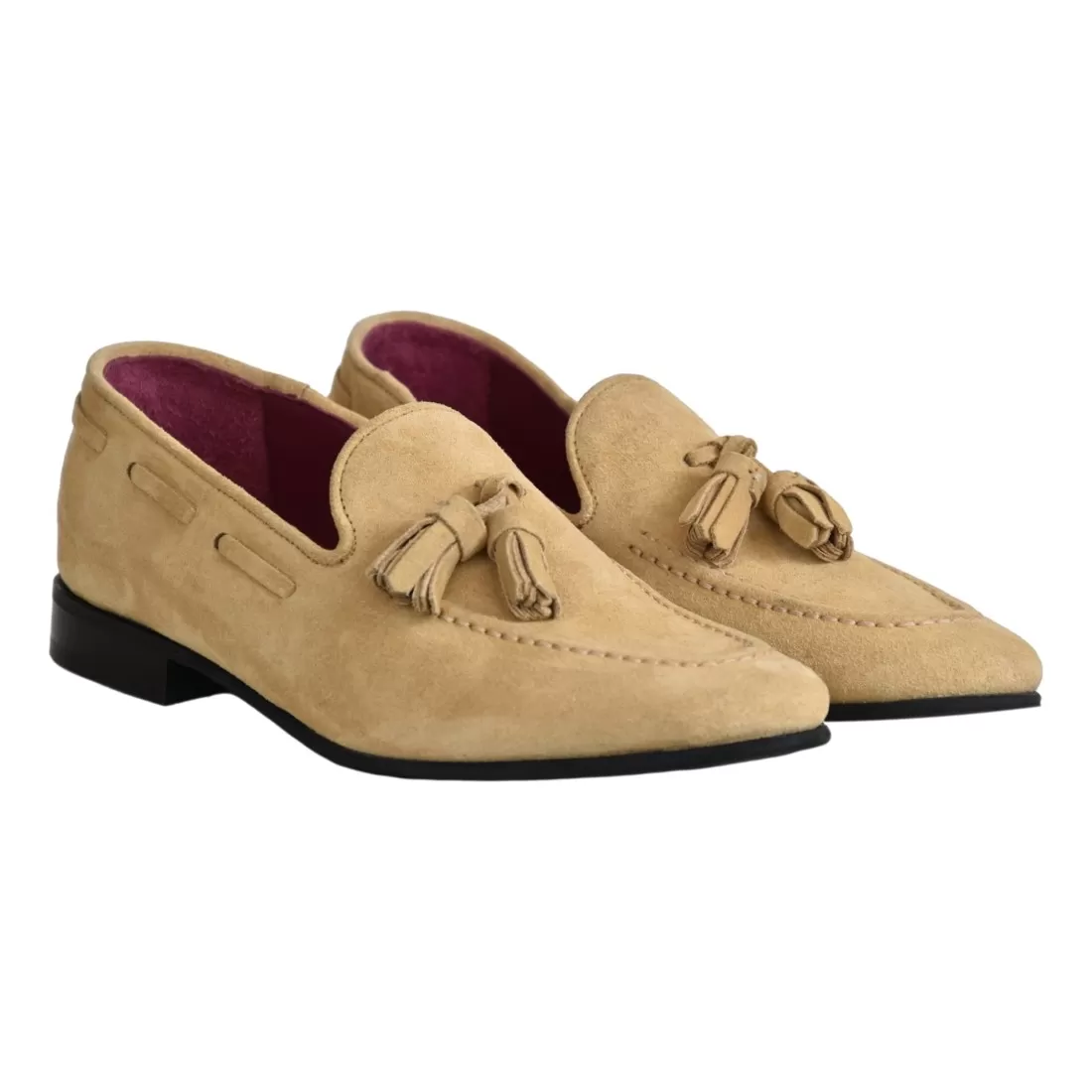 MOCASSINO CON NAPPINE SEBOYS 28 BEIGE