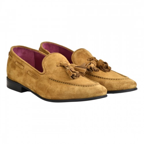 MOCASSINO CON NAPPINE SEBOYS 28 KHAKI