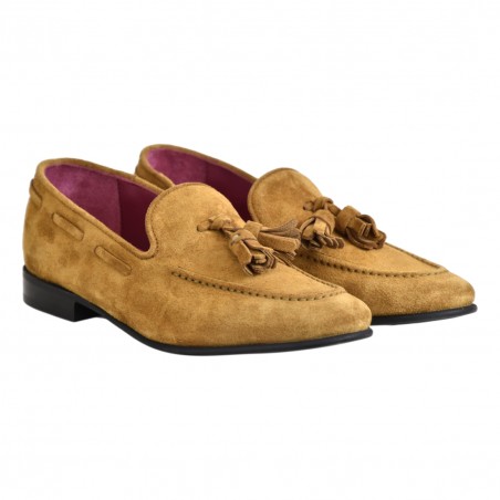 MOCASSINO CON NAPPINE SEBOYS 28 KHAKI