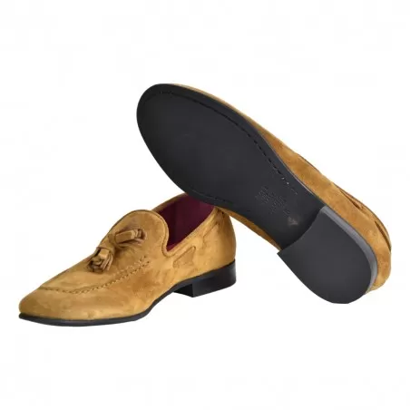 MOCASSINO CON NAPPINE SEBOYS 28 KHAKI