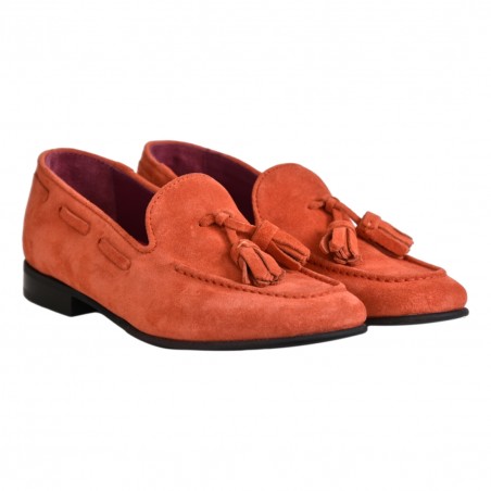 MOCASSINO CON NAPPINE SEBOYS 28 MANGO