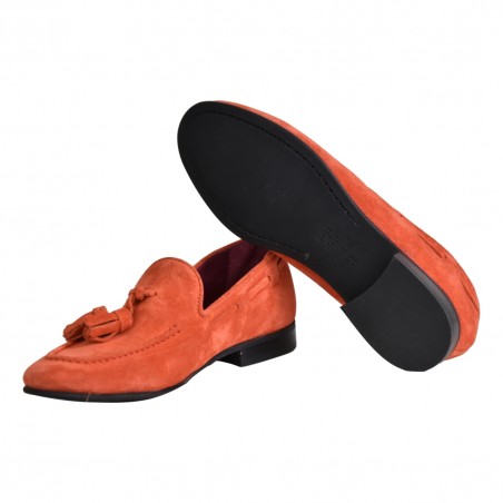 MOCASSINO CON NAPPINE SEBOYS 28 MANGO