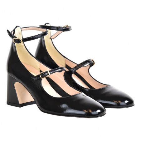 DECOLLETE CON CINTURINO LA PARIGINA B3008-SF NERO