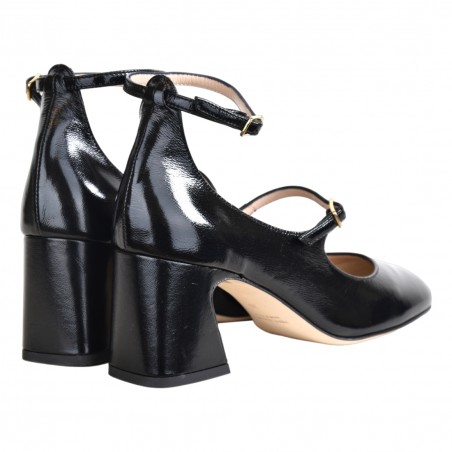DECOLLETE CON CINTURINO LA PARIGINA B3008-SF NERO