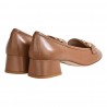 MOCASSINO CON MORSETTO LA PARIGINA B3201-SF26 TABACCO