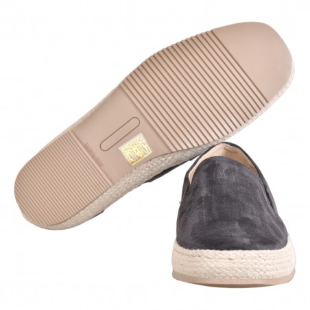 ESPADRILLAS SUEDE LA PARIGINA ARGO CARBONIO