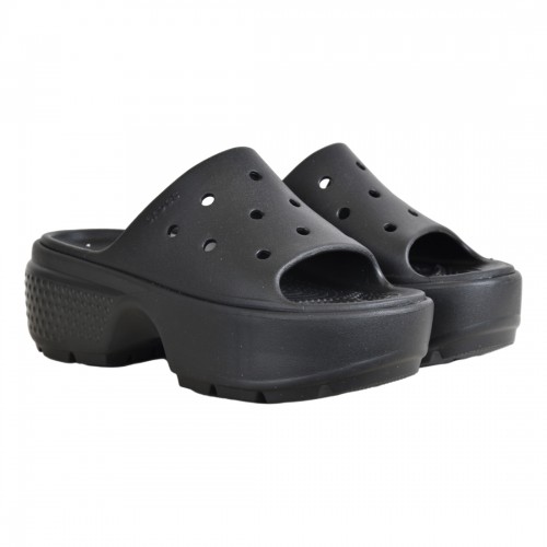 STOMP SLIDE W CROCS CR209346 BLK