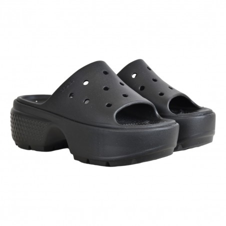 STOMP SLIDE W CROCS CR209346 BLK