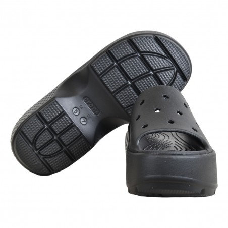 STOMP SLIDE W CROCS CR209346 BLK