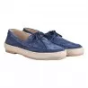 MOCASSINO C/LACCI SUEDE LA PARIGINA GINO ZAFFIRO