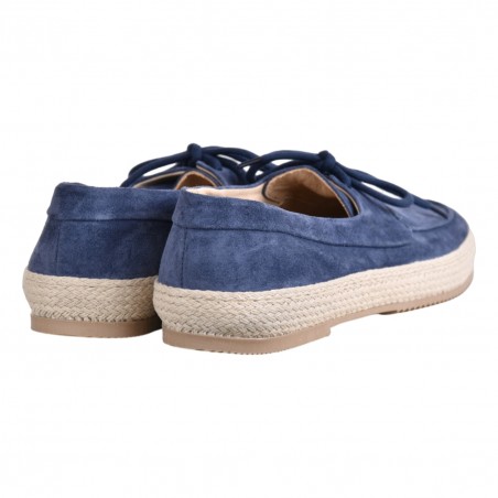 MOCASSINO C/LACCI SUEDE LA PARIGINA GINO ZAFFIRO