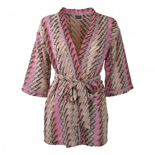 KIMONO CORTO PHO FIRENZE 4319161NF MACARON